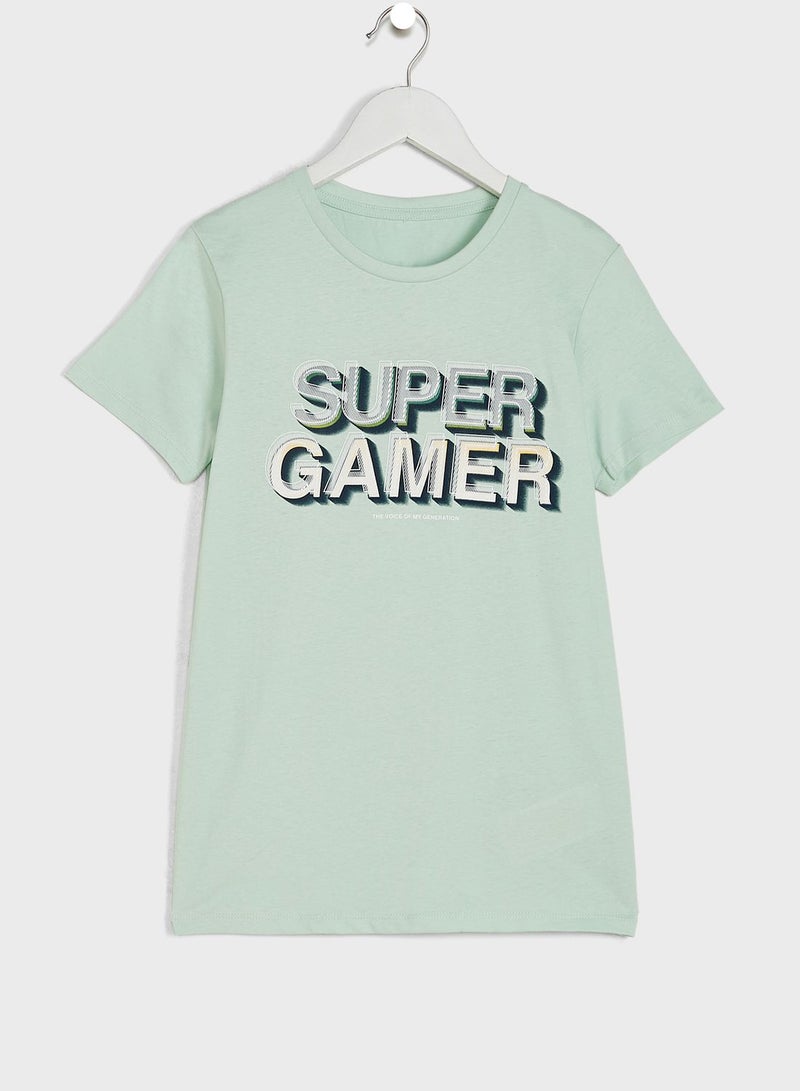 NAME IT Kids Super Gamer T-Shirt - Image 1