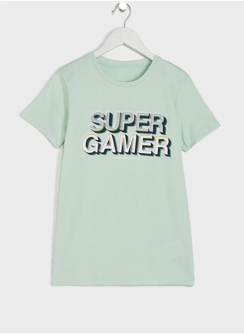 NAME IT Kids Super Gamer T-Shirt