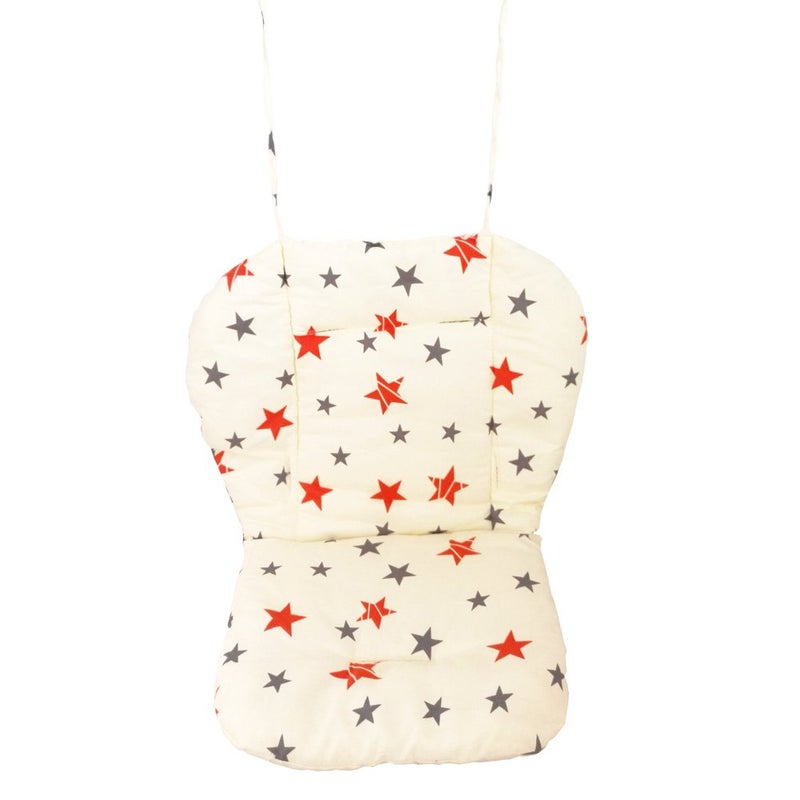 Twoworld Baby High Chair Seat Cushion Liner Mat Pad Cover and High Chair Straps (5 Point Harness) 1 Suit (Stars) - Image 3