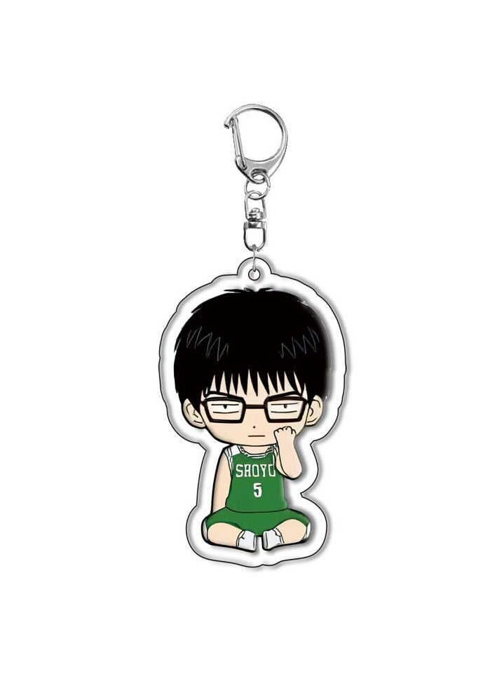 KUYING Creative Slam Dunk Keychain Student Backpack Pendant 