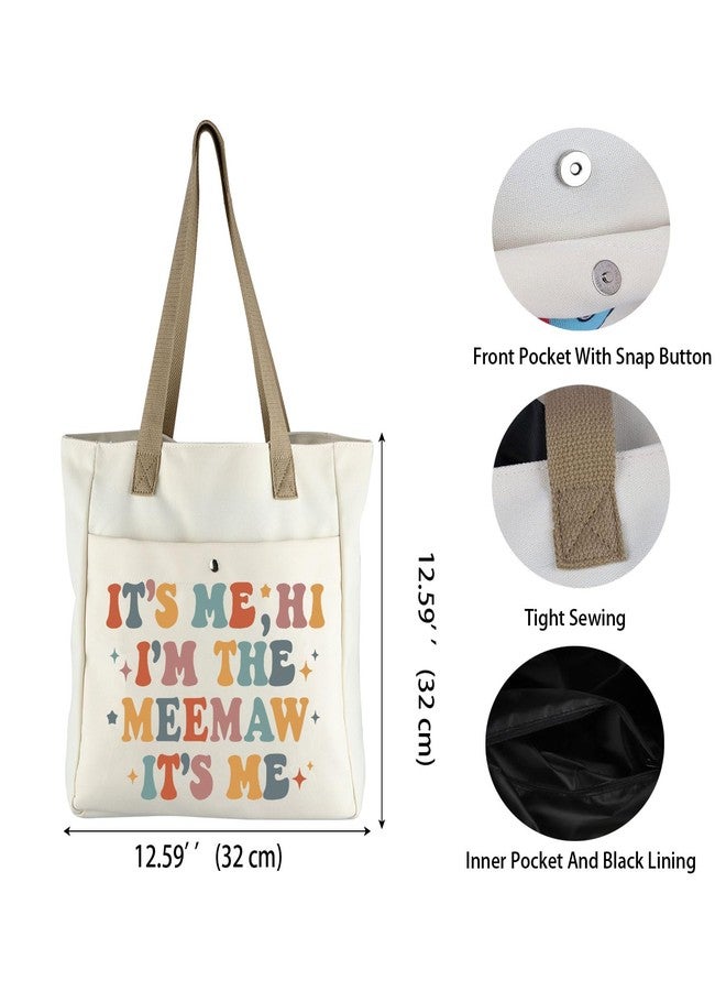 هدية من WCGXKO، هدية عيد ميلاد للجدات، أنا هي، مرحباً أنا الجدة، حقيبة شاطئ، هدية عيد الأم للجدات - Image 2