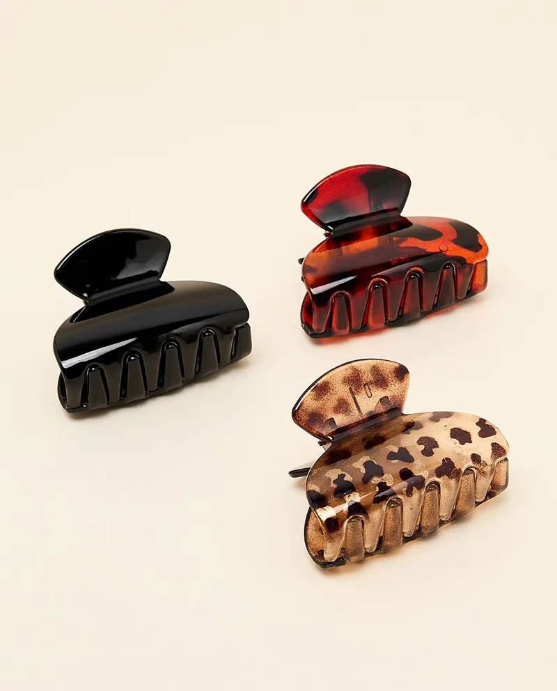 أر أند بي 3 Piece Claw Clips