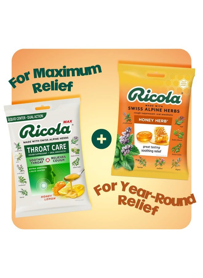 Ricola عبوة عائلية من قطرات السعال المثبطة للحلق، عسل-أعشاب، 45 قطرة - Image 5