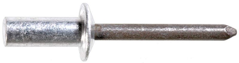 Clips AND FASTENERS 25 1/4 مسامير ربط مغلقة من الألمنيوم، عمود فولاذي - Image 1