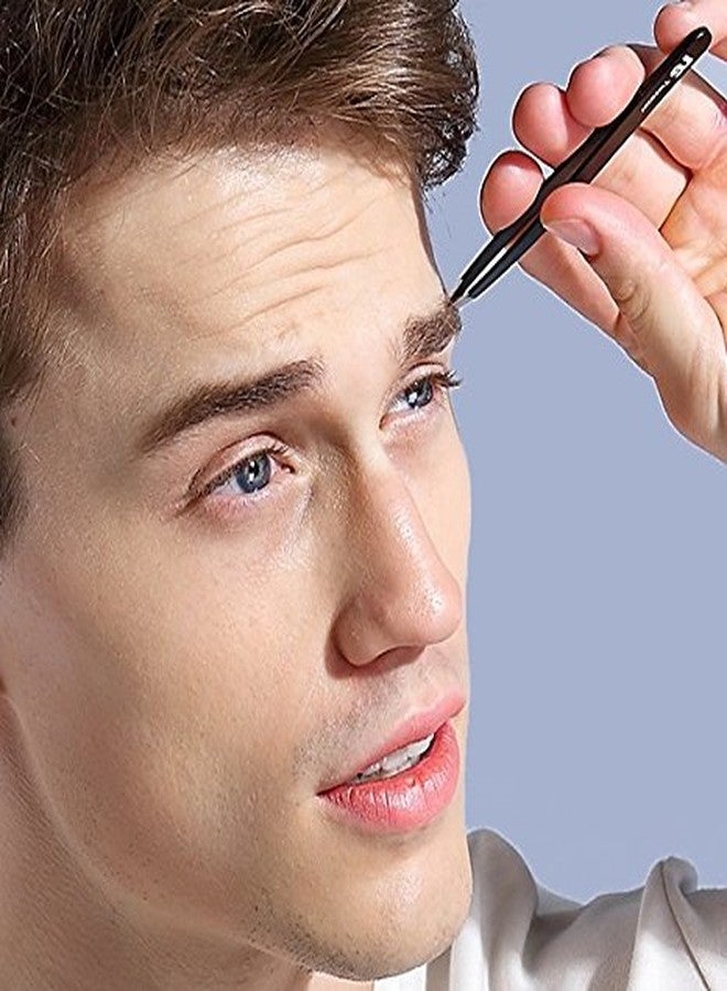 NEW STYLE Slant Tweezers (10-Pack) - Professional Slant-Tip Tweezers in Separate Sleeves for Eyebrows and Facial Hair - Stainless Steel Brow Shaping Hair Plucker for Expert Precision Personal Care - Image 4