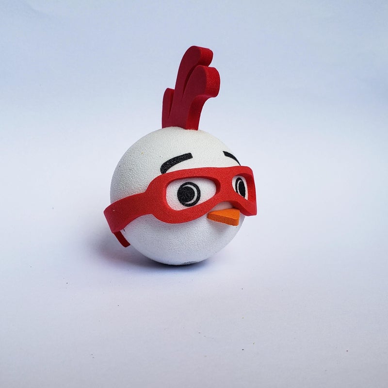 A Handmade EVA Smart Chicken Car Antenna Topper Suitable Durable And Weather Resistant With Red Glasses And Beak Design For External Vehicle Decoration Practical Chicken Car Additions - Image 4