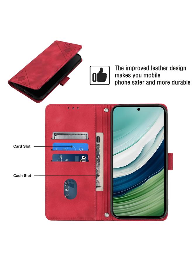 اس-توب جراب لهاتف Huawei Mate 60 مصنوع من الجلد المنقوش - Image 3