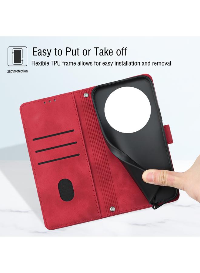 اس-توب جراب لهاتف Huawei Mate 60 مصنوع من الجلد المنقوش - Image 5