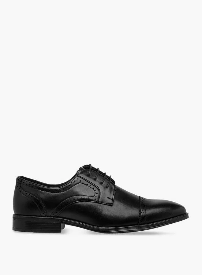 LBL by Shoexpress Men's Solid Lace-Up Derby Shoes