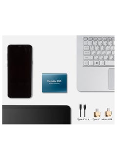 Generic 2TB Portable External SSD, 2000GB USB 3.1 High Speed Data Transfer, Computer Backup Drive Support Data Storage Transfer, USB C Mini Portable External Solid State Drive for PC/Laptop/Phones and More  - Image 3