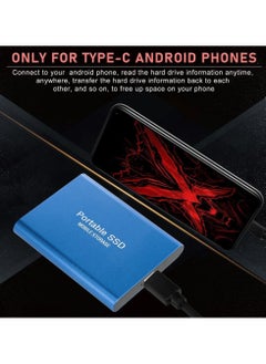 Generic 2TB Portable External SSD, 2000GB USB 3.1 High Speed Data Transfer, Computer Backup Drive Support Data Storage Transfer, USB C Mini Portable External Solid State Drive for PC/Laptop/Phones and More  - Image 5