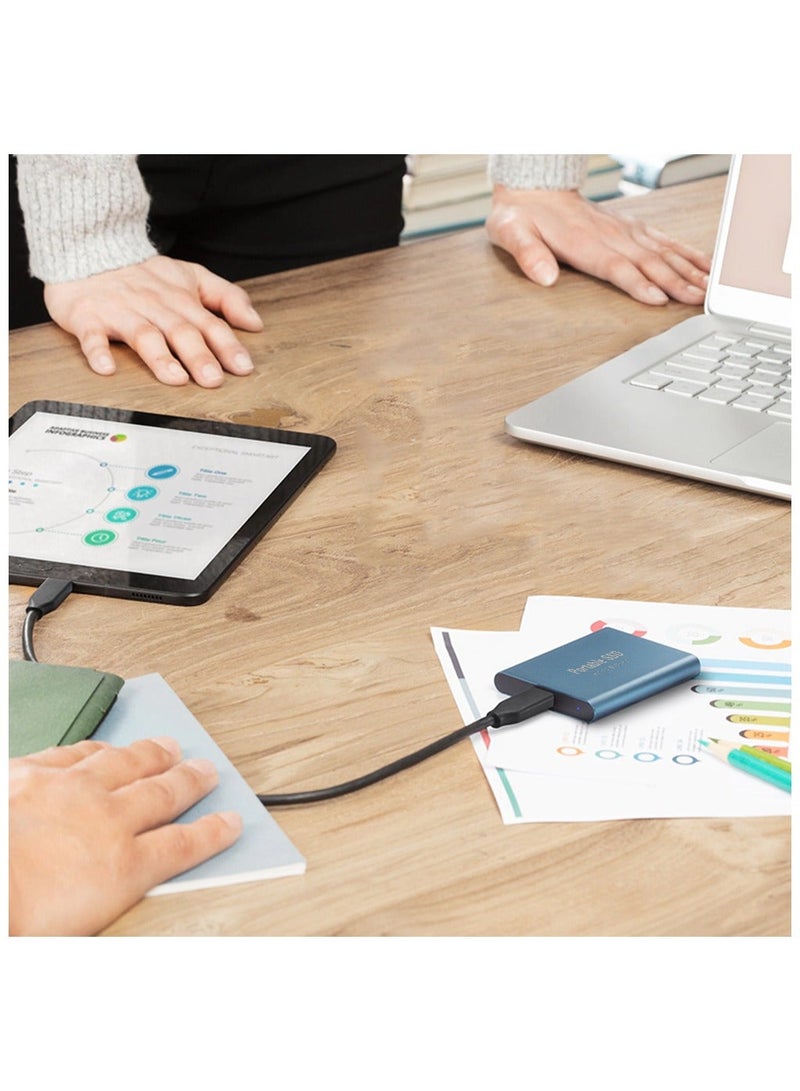 2TB المحمولة الخارجية فرقة ، 2000GB USB 3.1 عالية السرعة نقل البيانات ، ودعم تخزين البيانات ونقلها إلى الكمبيوتر النسخ الاحتياطي محرك الأقراص ، ومناسبة لأجهزة الكمبيوتر ، أجهزة الكمبيوتر المحمولة ، والهواتف المحمولة ، مثل الناقل التسلسلي العام جيم مصغرة المحمولة الخارجية محرك الحالة الصلبة - Image 2