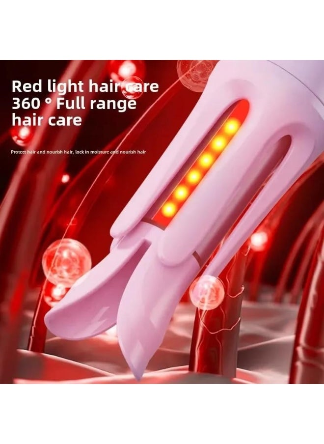 SAFENHAND Automatic Hair Curling Iron, Extensive Wide Reach 32mm Curling Tong Barrel, Ultra-Fast Heat With Led & 4 Temperature Setting 160°C-220°C, 2-Way Rotation (BLUE)
