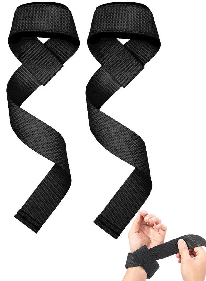 Generic 1 Pair of Lifting Straps, Weightlifting Straps, Deadlift Straps with Padded Neoprene for Power Lifting, Bodybuilding, Gym Workout, Strength Training & Fitness Workout, Resistance  - Image 1