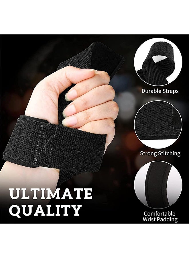 Generic 1 Pair of Lifting Straps, Weightlifting Straps, Deadlift Straps with Padded Neoprene for Power Lifting, Bodybuilding, Gym Workout, Strength Training & Fitness Workout, Resistance  - Image 3