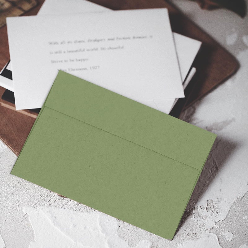 Goefun A7 Sage Green Envelopes 100 Pack, Goefun 5x7 Self Seal Printable Envelopes for Invitation, 5x7 Gift Cards, Birthday, Baby Shower, 5.25 x 7.25 in, 120GSM - Image 3