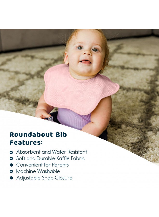 Tiny Twinkle Roundabout Drool Bibs 3 Pack - 360 Rotating Waterproof and Absorbent Teething Baby Bibs (Cinnamon Set 3-Pack) - Image 1