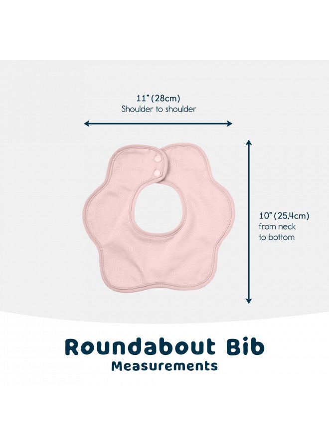 Tiny Twinkle Roundabout Drool Bibs 3 Pack - 360 Rotating Waterproof and Absorbent Teething Baby Bibs (Cinnamon Set 3-Pack) - Image 3