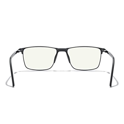 MERRY'S Fashion Blue Light Blocking Glasses - Reading Glasses Metal Frame Spring Hinge Readers for Men Eyeglasses - Image 4