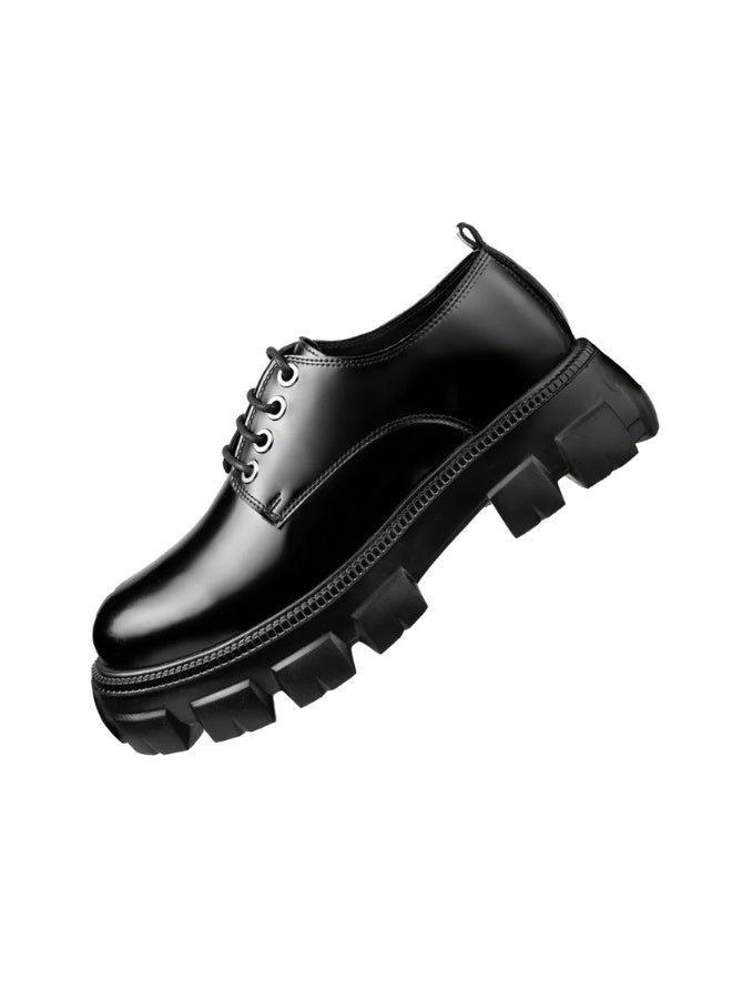 حذاء رجالي فرنيه بنعل إيفا EVA خفيف ومريح - لون اسود - Image 4