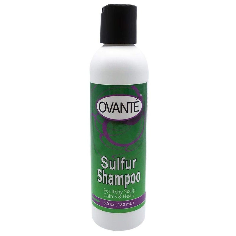 OVANTE White Sulfur Shampoo - Scalp Treatment for Acne, Folliculitis, and Dandruff in Men & Women - 6.0 oz