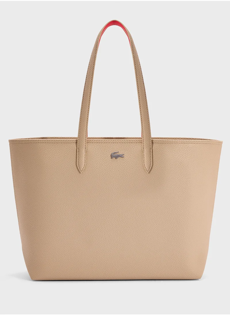 لاكوست Essentials Top Handel Zip Over Tote