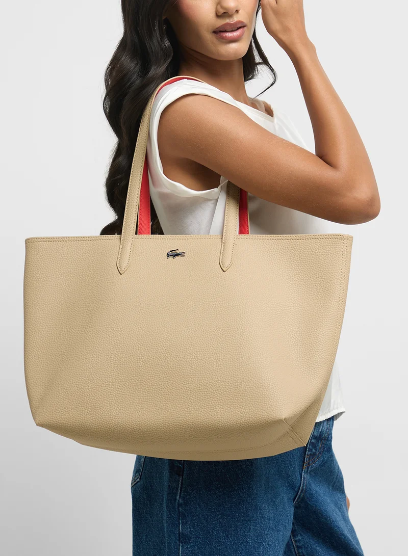 LACOSTE Essentials Top Handle Zip Over Tote