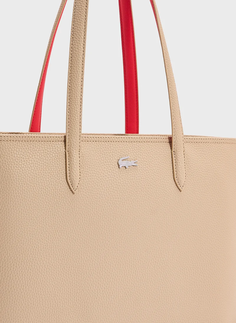 LACOSTE Essentials Top Handle Zip Over Tote