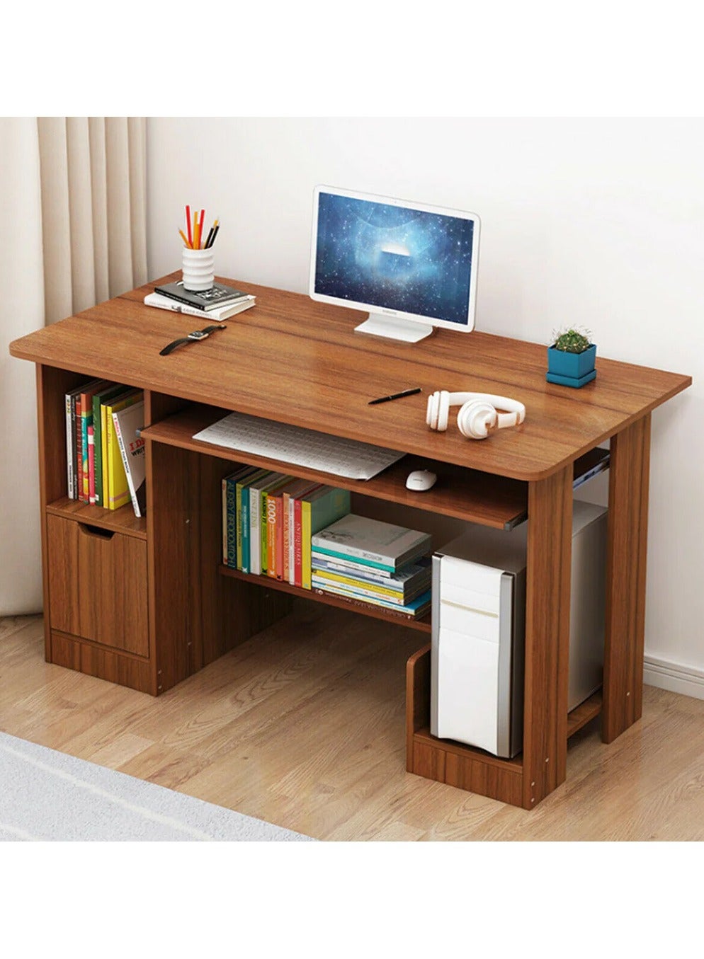 DubaiGallery Solid Wood Loptop Table With Keyboard Tray,multifunctional ...