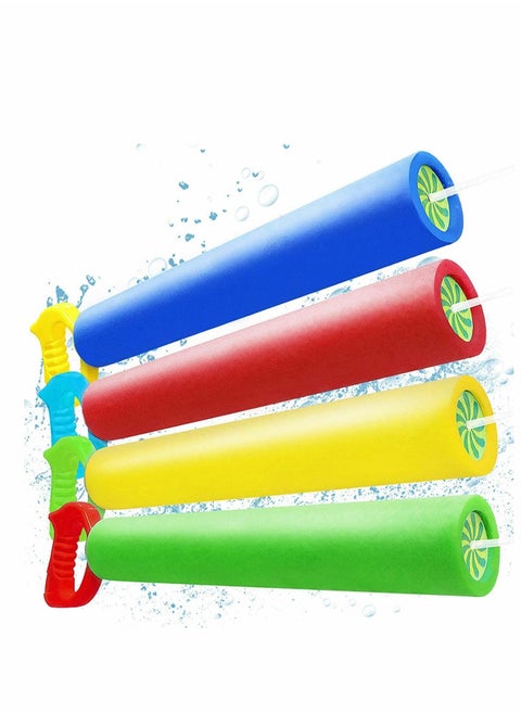 Dinosaur Foam Water Blaster Set for Kids, 8 Pack Pool Squirters with 35 ft Range, Perfect for Summer Outdoor Fun and Beach Parties