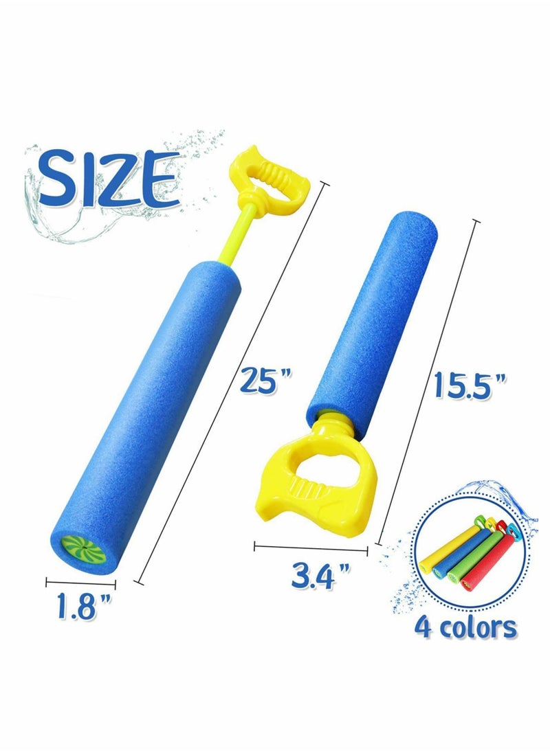 null - Dinosaur Foam Water Blaster Set for Kids, 8 Pack Pool Squirters with 35 ft Range, Perfect for Summer Outdoor Fun and Beach Parties - Image 1