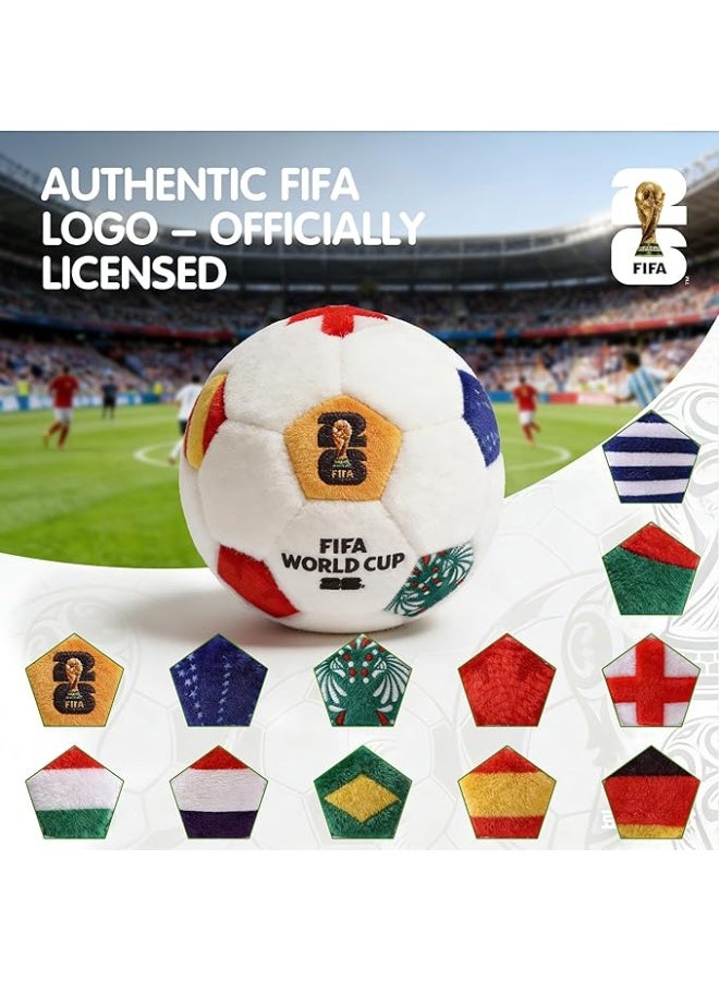 MESUCA FIFA World Cup 2026 Soccer Ball Plush Toy, 4.72" Mini Soccer Ball for Bag Charms, Kids Gift, World Cup 2026 Merchandise Fan Accessory - Image 2