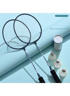 Hihonor Badminton Rackets Set, 2 Player Badminton Rackets, Lightweight Badminton Racquet with 3 Shuttlecocks and 1 Carrying Bag,Badminton Backyard Games for Outdoor, Garden, Beach, Family Fun Game  - Image 2