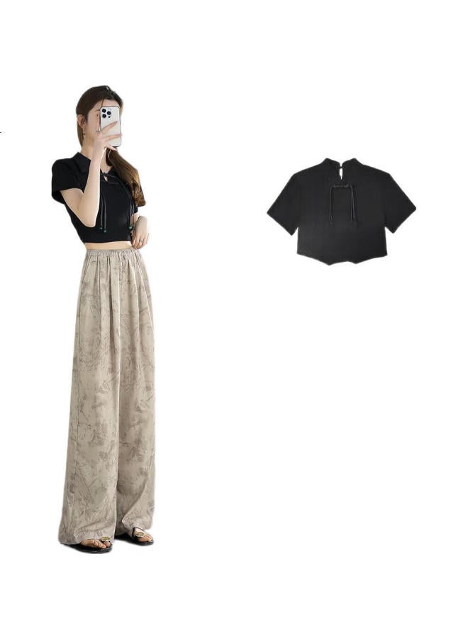 dme New Chinese Style Wide Leg Pants - Image 1