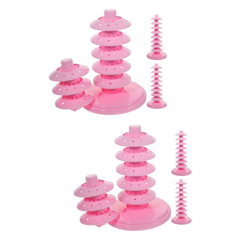 6 pcs Multi-tier Lollipop Stand Lollipop Display Tower Adjustable Lollipops Rack - Image 1