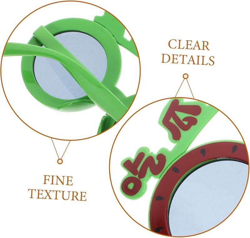Multi Color Funny Party Sunglasses For Adults Kids Birthday Holiday Celebrations - Image 4