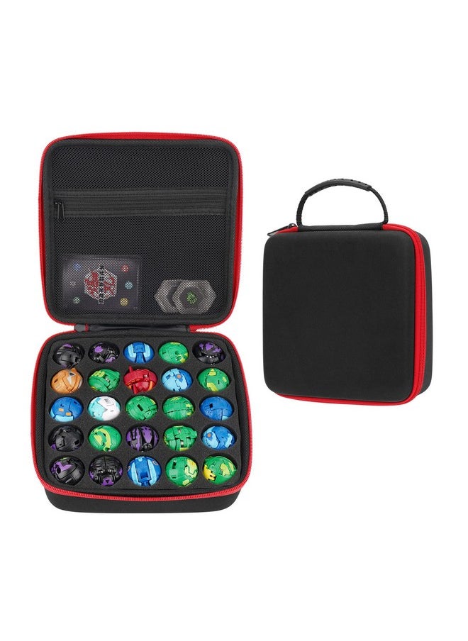 Brappo - Case compatible with Bakugan Figures Geogan Rising Battle Action Figure,BakuCores and Armored Alliance,Carrying Container Holder for 25 Pieces Mini Toys(Box Only) - Image 1
