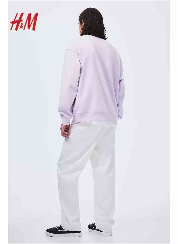 H and M - HM New Fashionable Casual Round Neck Loose American Long Sleeved Sweatshirt - Image 1