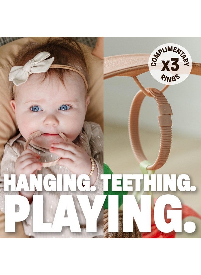 SplashEZ Baby Lounger, Baby Nest & Play Gym, 100% Organic Cotton Breathable & Soft Baby Nest for Newborn, Lightweight & Portable 3D Mesh Pillow for Awake Time (Toys NOT Included) - Image 4