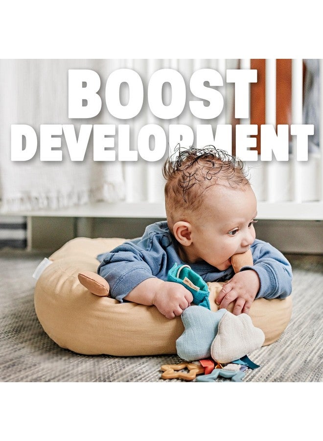 SplashEZ Baby Lounger, Baby Nest & Play Gym, 100% Organic Cotton Breathable & Soft Baby Nest for Newborn, Lightweight & Portable 3D Mesh Pillow for Awake Time (Toys NOT Included) - Image 2