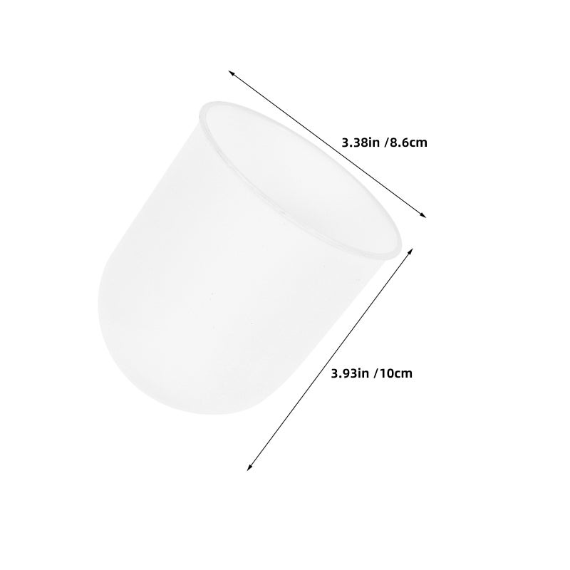 6pcs Toilet Brush Holder - Bathroom Toilet Bowl Brush Cup With Deep Round Base - Scrubber Cup For Hotel Household Bathroom - Image 4