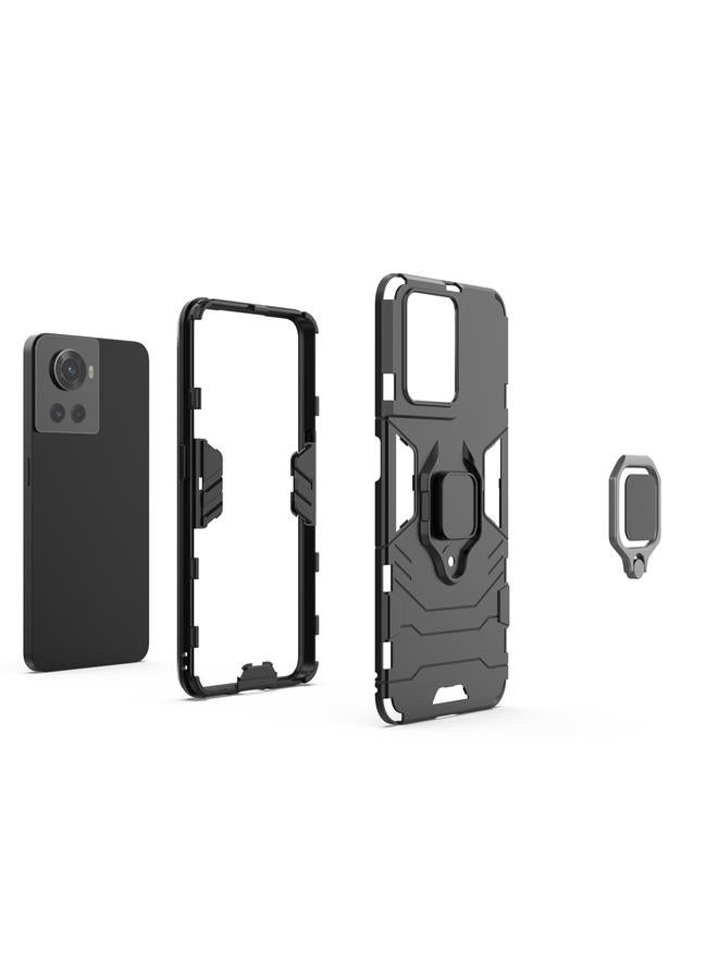 erorex Case For OnePlus Ace 5G / 10R Shockproof PC + TPU Phone Case with Magnetic Ring Holder - Image 4