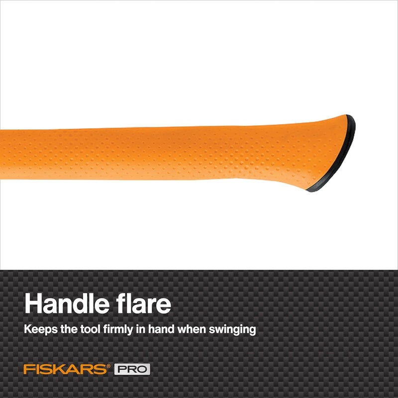 Fiskars Pro IsoCore 8 lb Sledge Hammer, 36-Inch Handle, Forged Steel Head with Wedged Demolition and Large Driving Face, IsoCore Shock Control, Inseparable Riveted Head, Lifetime Warranty - Image 3