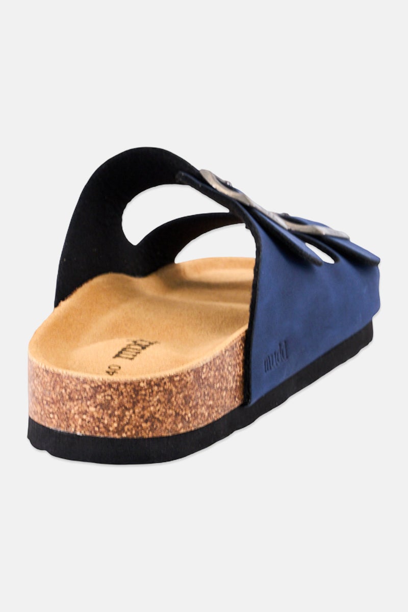 Mudd Men Slip On Cork Sandals, Navy Blue - Image 2