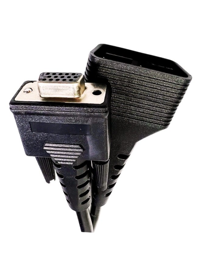 Launch Tech USA - Launch Dbscar 7 Main Cable Dp15 to obd Male 16Pin obd1 Extension Adapter Also Support Crp429C Crp429 Crp423 Crp479 Dbscar VII - Image 1