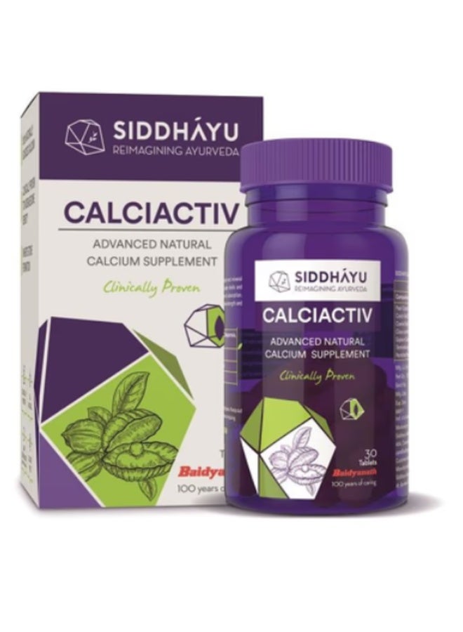 Calciactiv Calcium Tablets 30s Bone Health & Daily Wellness Support Supplement