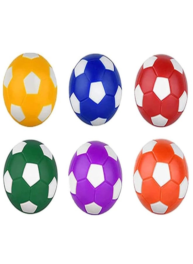 YUISI 6 Pcs Foosball Table Balls, 36mm Table Soccer Balls, Replacement Accessories for Tabletop Football Games, Indoor Table Football (Multicolor) - Image 1