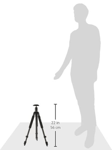 SLIK Sprint 150 Aluminum Tripod with SBH-150DQ Ball Head - Black - Image 3