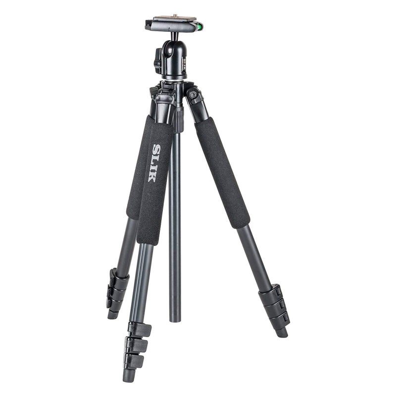 SLIK Sprint 150 Aluminum Tripod with SBH-150DQ Ball Head - Black - Image 4