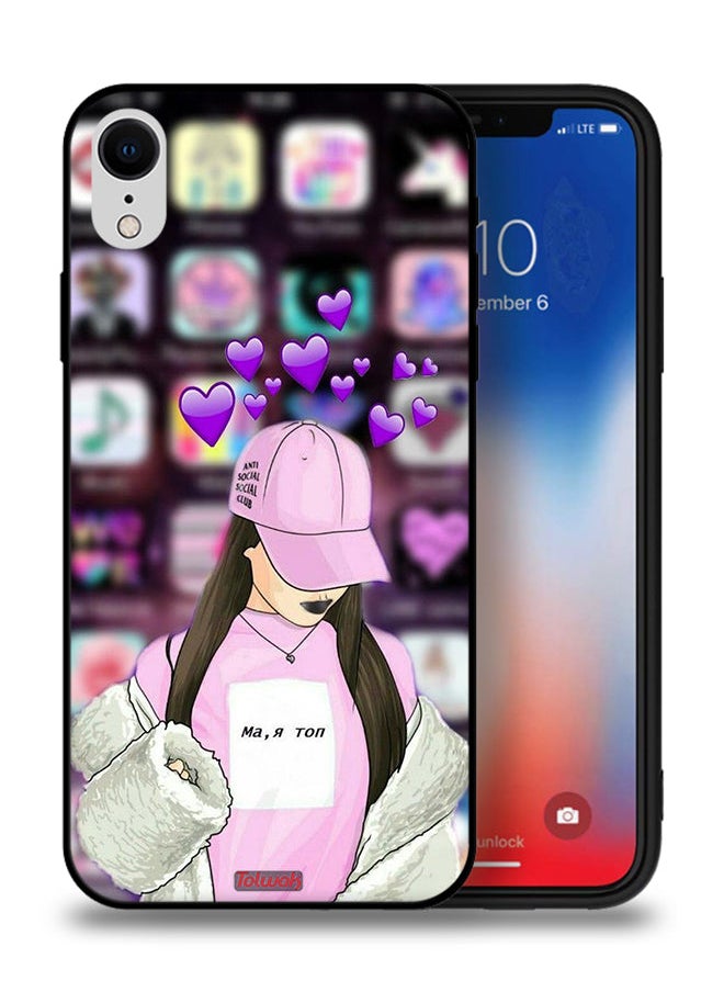 Tolwak Apple iPhone XR Protective Case Anti Social Club  - Image 1